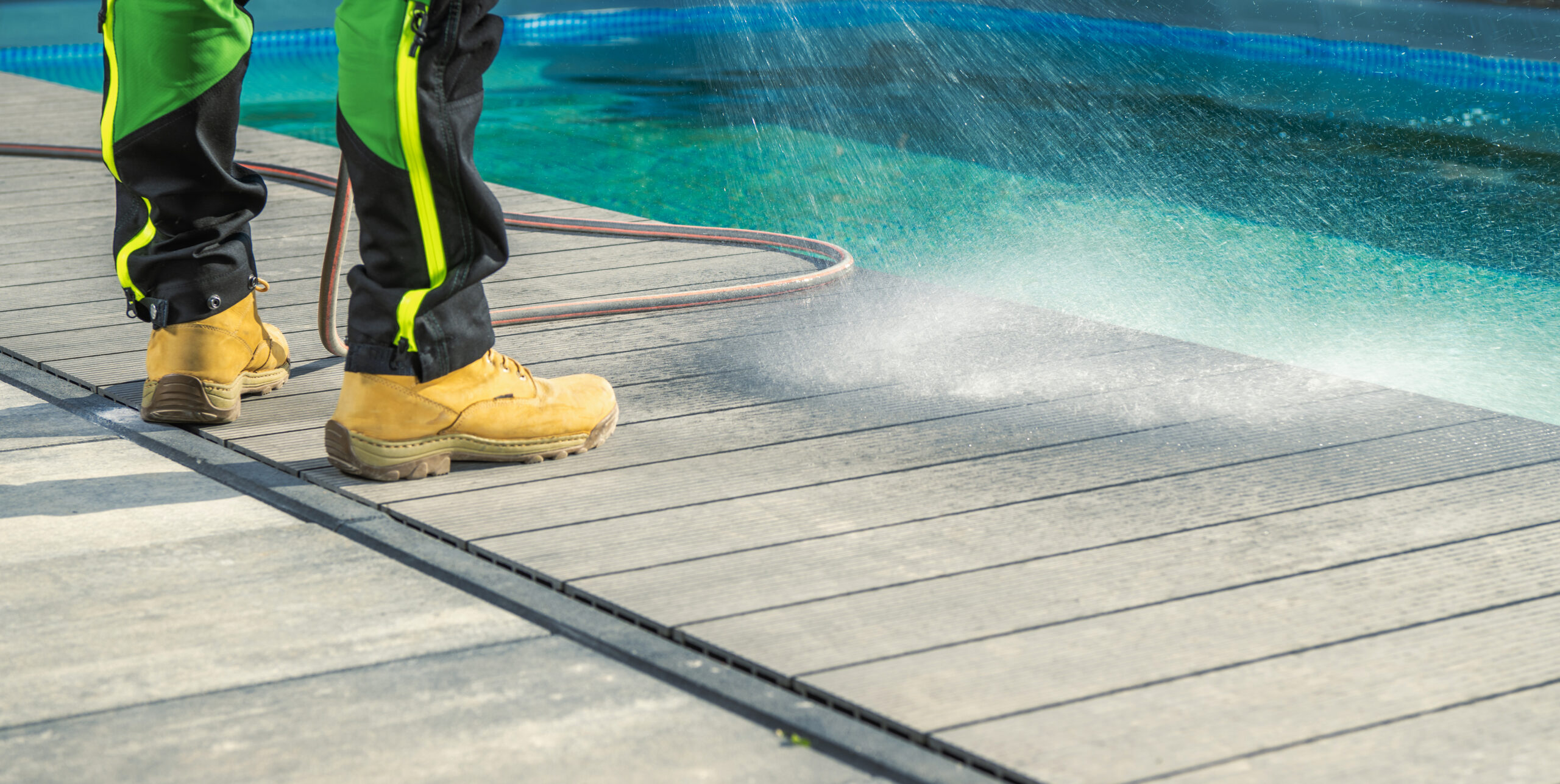 Pool Deck Cleaning